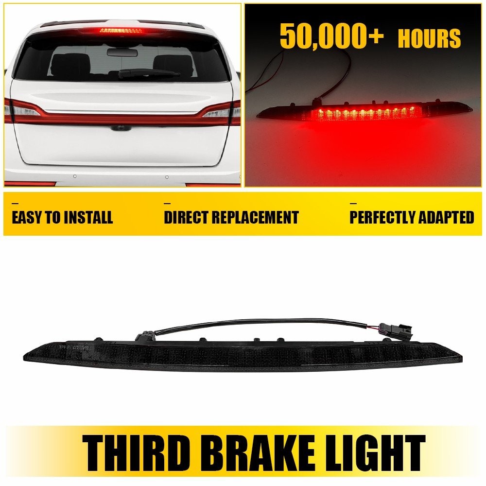 High Third Mount Light 3rd Brake Stop LED For Lincoln MKX 2016 2017 2018 EOOH