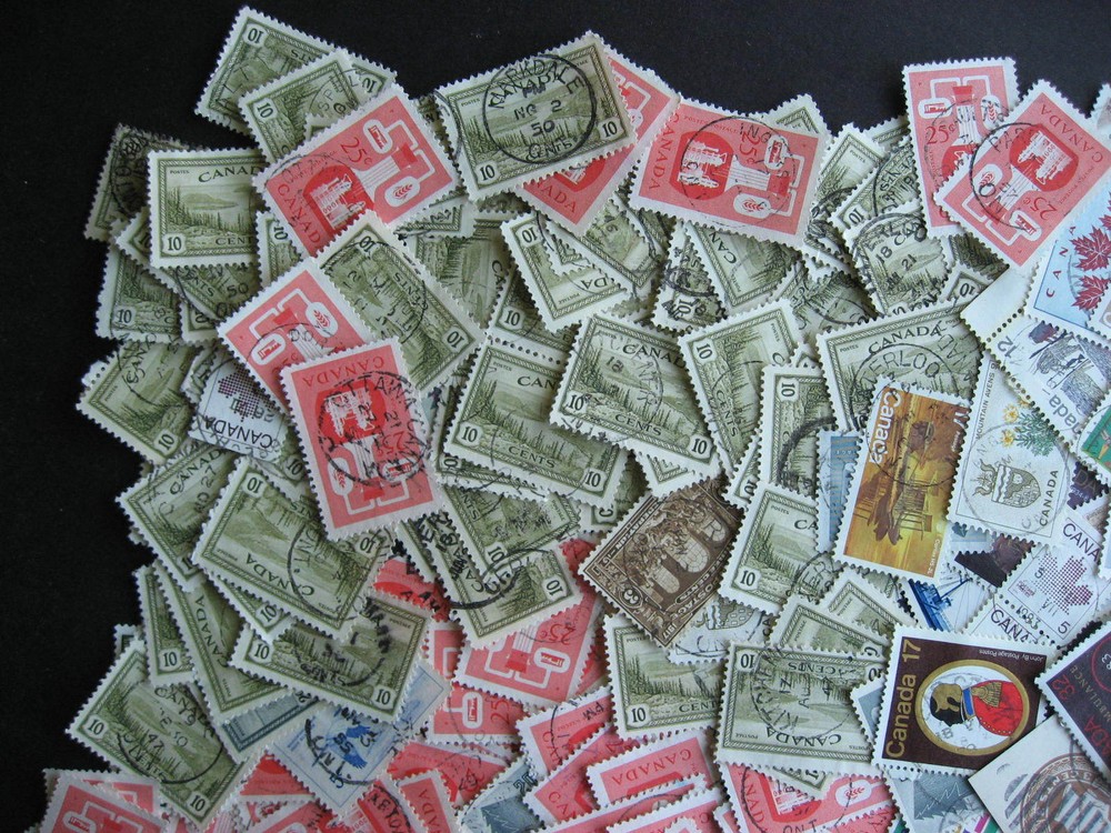 CANADA 300 Ontario cancels (mostly CDS) mixture (duplicates,mixed cond)
