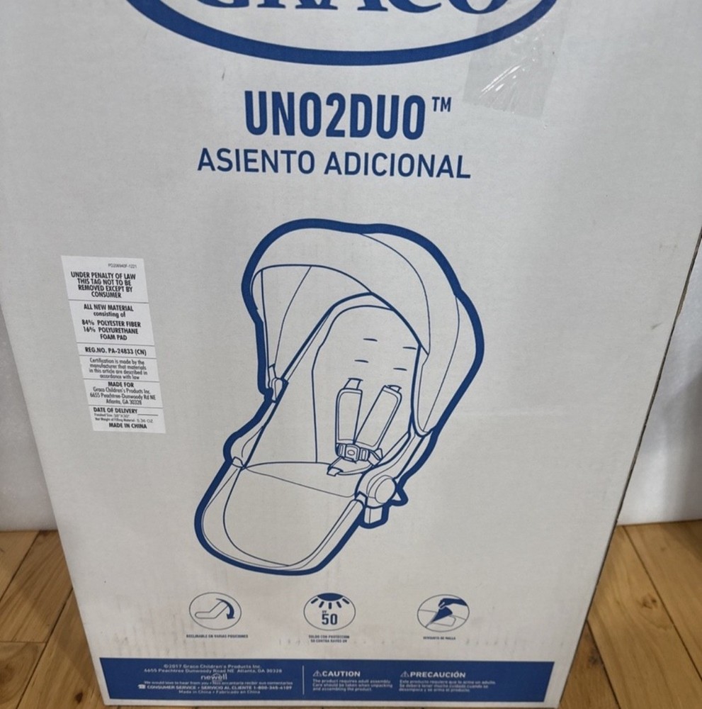 Graco Uno2Duo Stroller Second Seat, Hazel