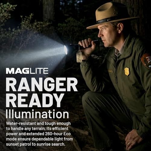 High Lumens LED Flashlight – ML300L 4-Cell D Flashlight with Adjustable Focus