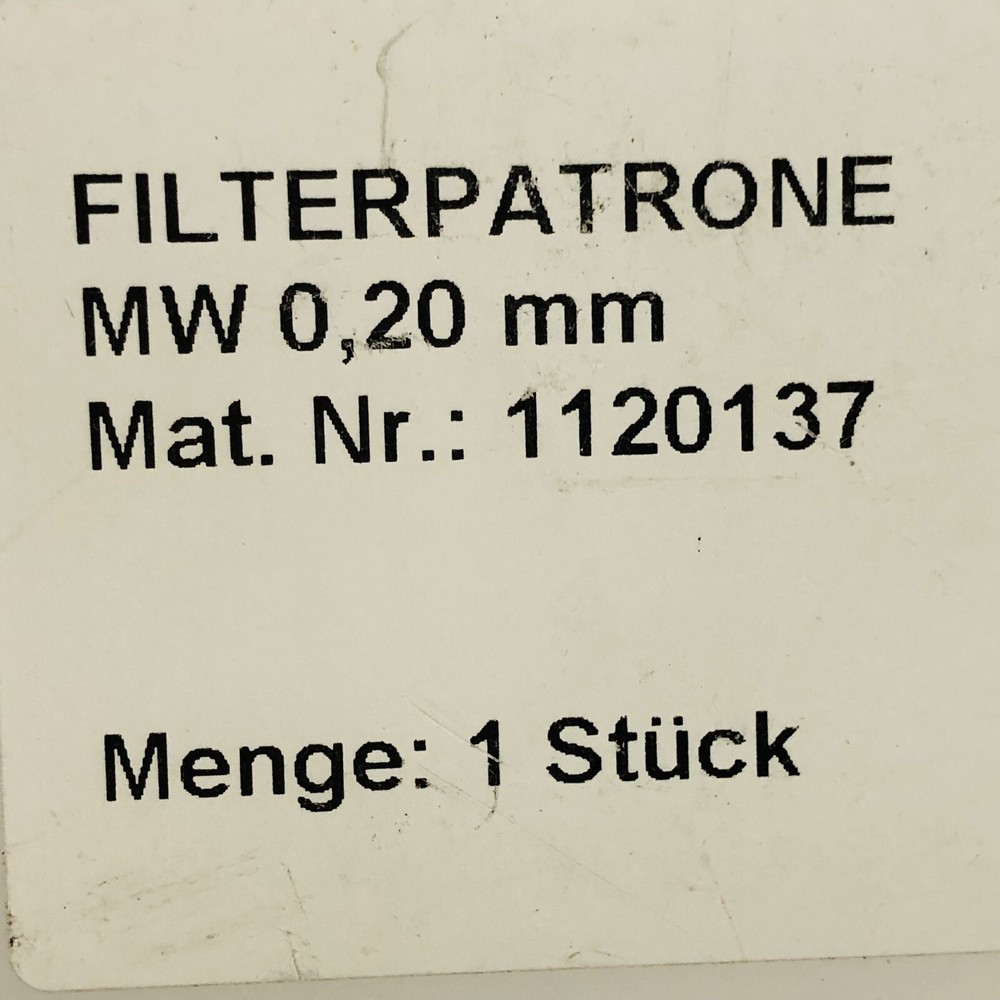 1120137 FILTER CARTRIDGE 2VB REINFORCED