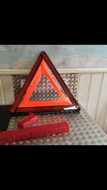 BMW Z4 E89 E90 E91 SAFETY WARNING TRIANGLE & CONTAINER EMERGENCY HAZARD TRIAN...