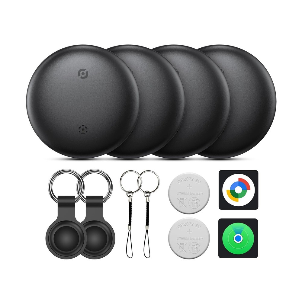 Air Tracker Tags for Android or iOS, Dual System Air Smart Tags-4 P... Fast Ship