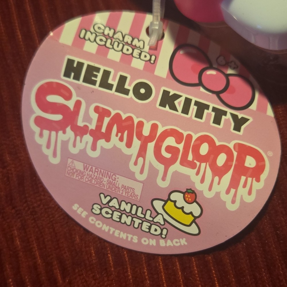Hello Kitty SlimyGloop Glitter Slime, Vanilla Scented, 4.5 oz