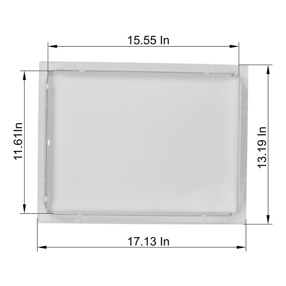 16'' x 12'' Inch White Metal Access Panel - Easy Access Doors - Access Panel ...