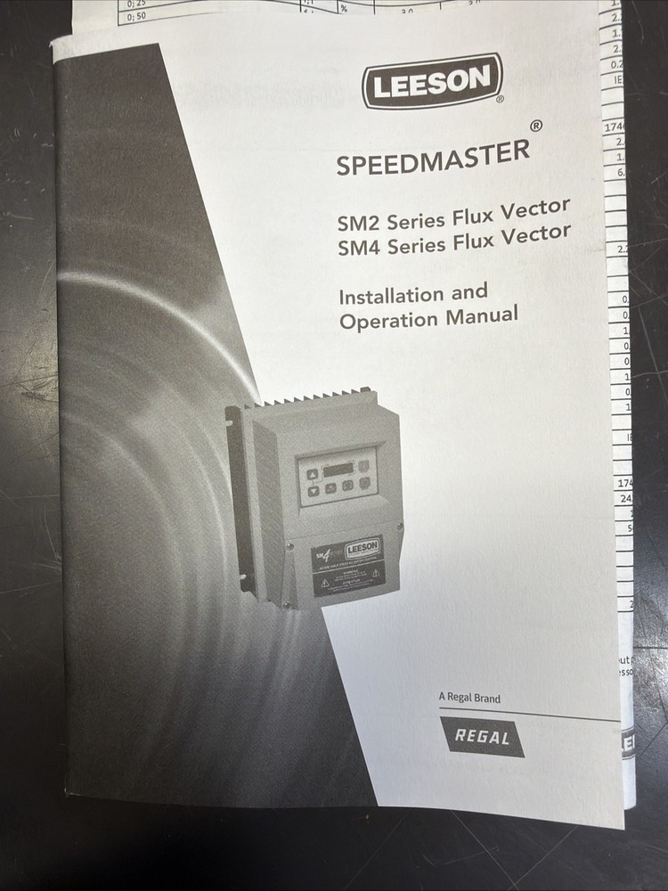 Leeson Speedmaster Adjustable Speed AC Motor Control 174634