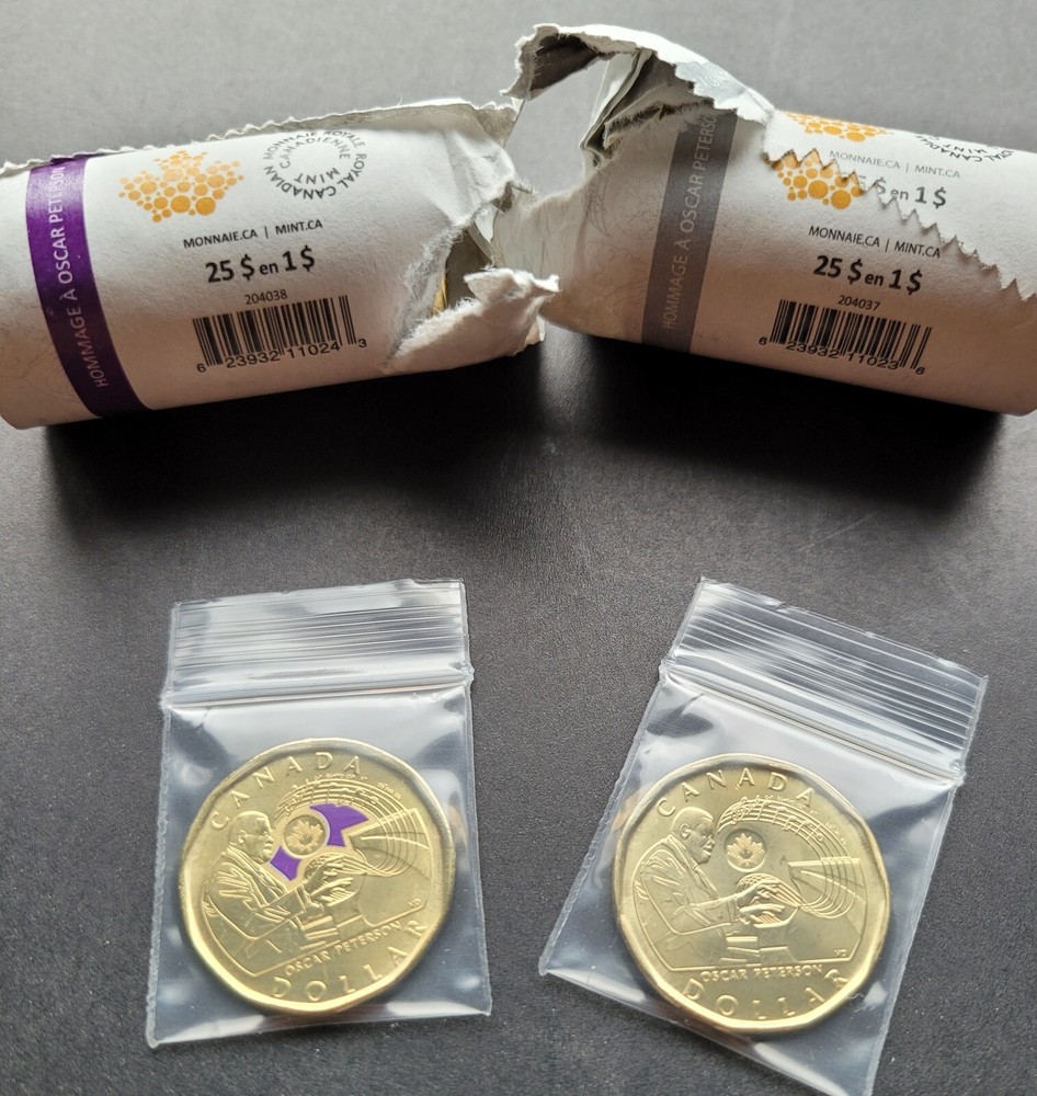 *** CANADA  COMBO  LOONIES  2022 ***  OSCAR  PETERSON  ***