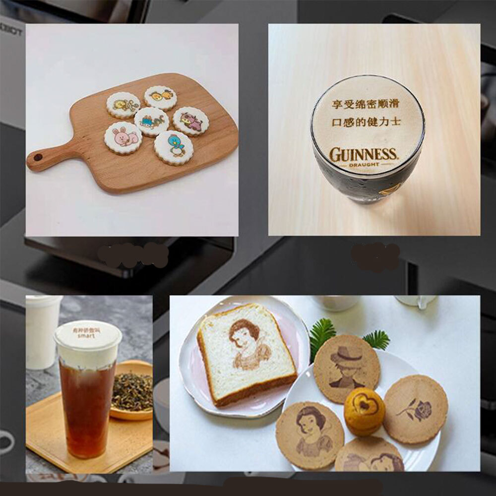 Automatic Wifi Latte Coffee Printer Food Caramel Surface Printer Art Machine