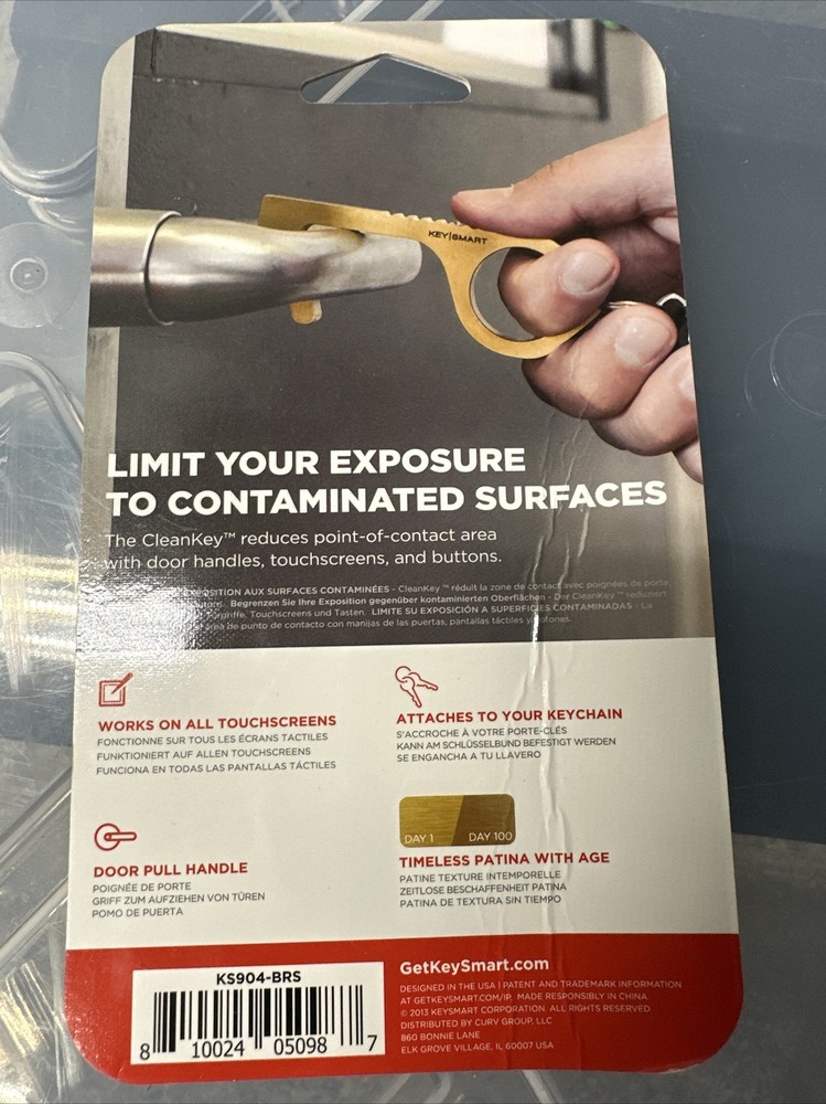 Clean Key Copper Alloy **The Safe Way to Avoid Contaminated Surfaces**