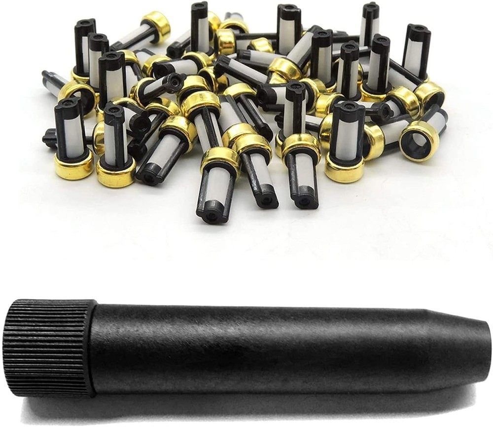 Fuel Injector Micro Filter Removal Tools with 50 pcs CF-101 Basket Filters 6m...