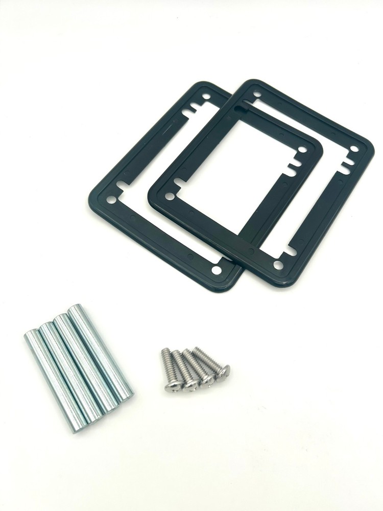 RV Door Handle Back to Back Locking Paddle Latch Eberhard Style 1-5974-SSPK