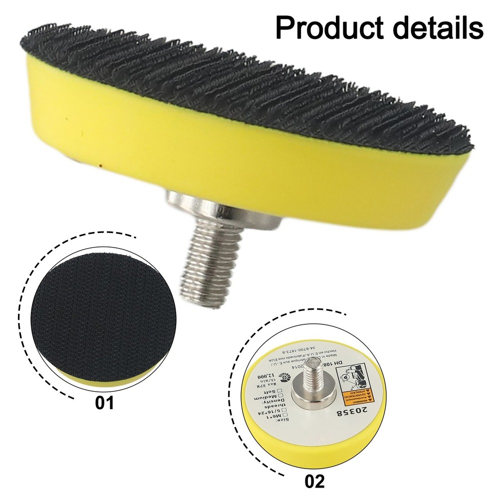 Hook Loop Backing Pad Sanding 3” 5” 6m Tools Parts Great Price & Quality