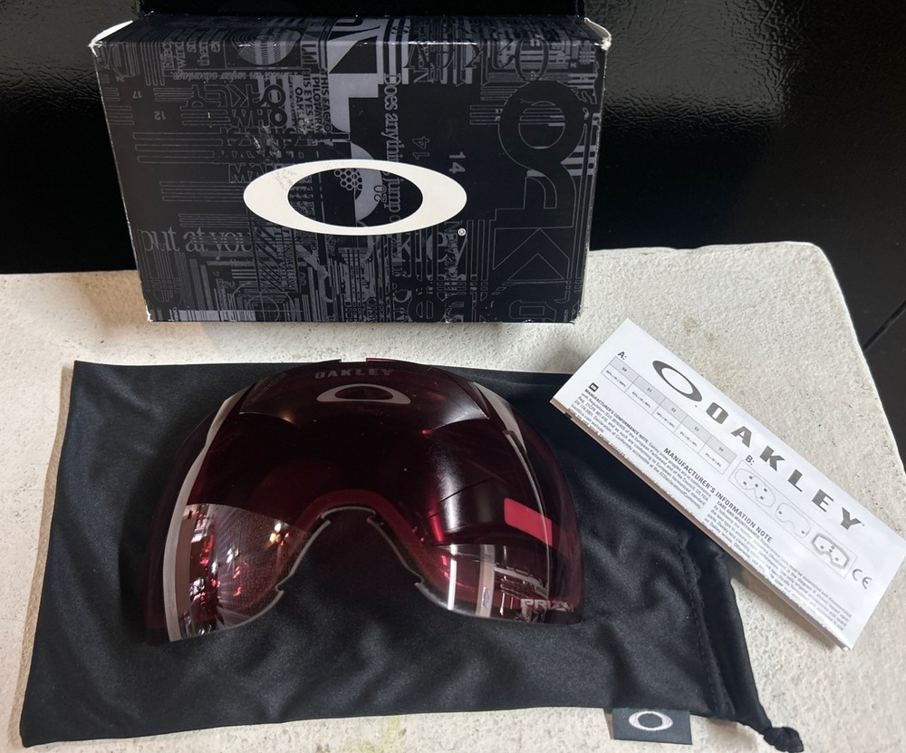 Oakley Flight Tracker XL Replacement Lens Prizm Garnet - Open/Dmg Box
