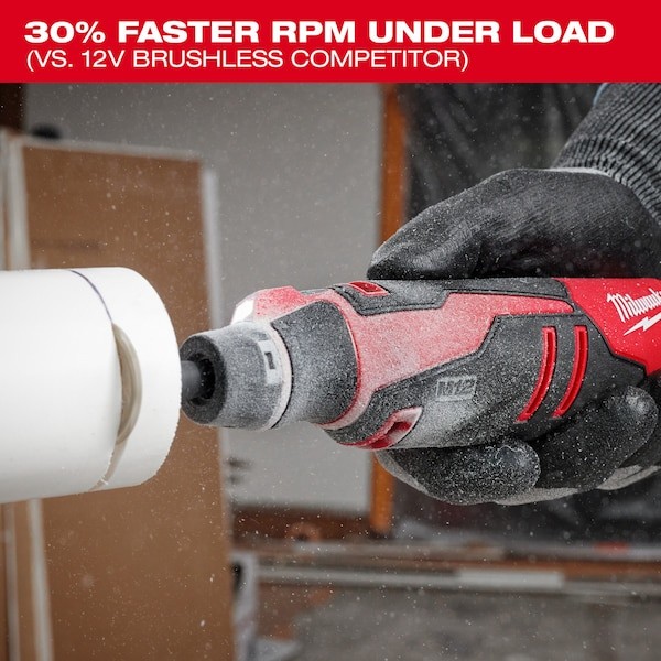 Milwaukee Tool 2525-21 M12 Brushless Rotary Tool Kit