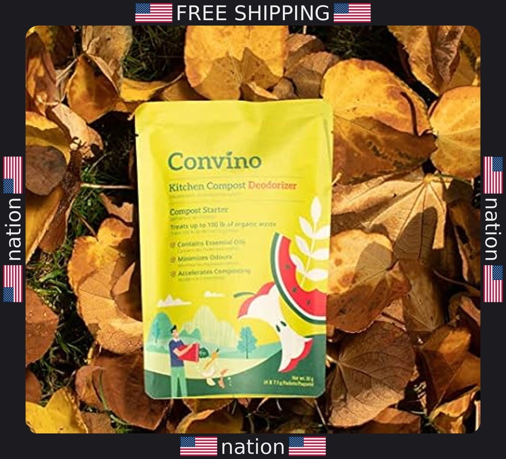 Compost Starter Accelerator - Reduce Odor & Boost Fertile Humus - 4 Packets