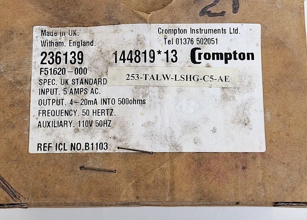 Crompton Instruments F51620-000 Paladin Transducer Module