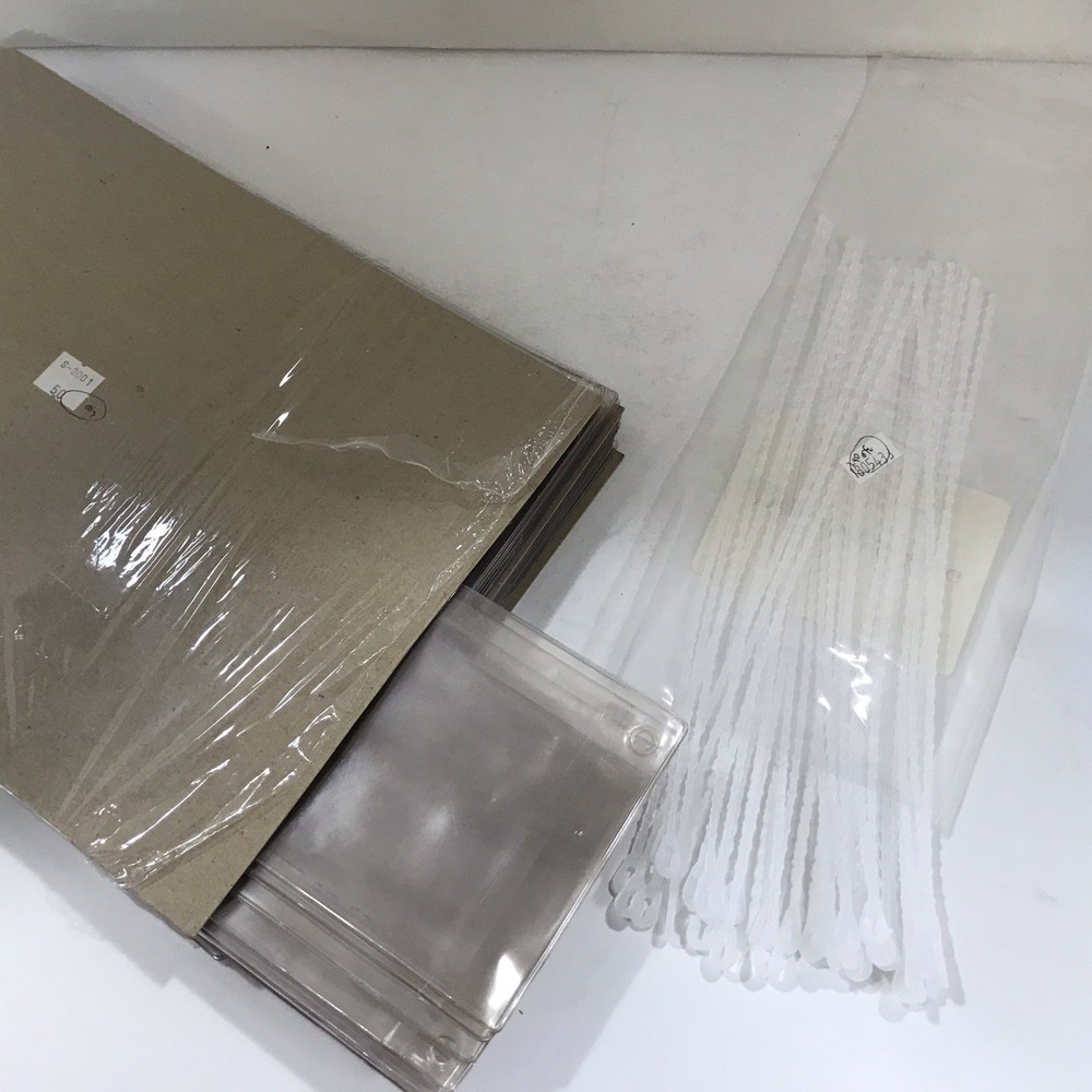 Plastic Sleeve Merchandise Hang Tags