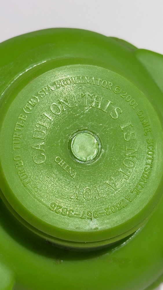 Turtle floating pool chlorine dispenser