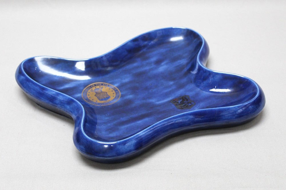 USAF 81st TFW Custom Ceramic Tray 1969 . FLU3368