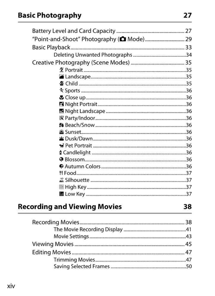 Nikon CoolPix A — User Reference Manual — 1/2 Size, 5.5" x 8.5" Small Compact