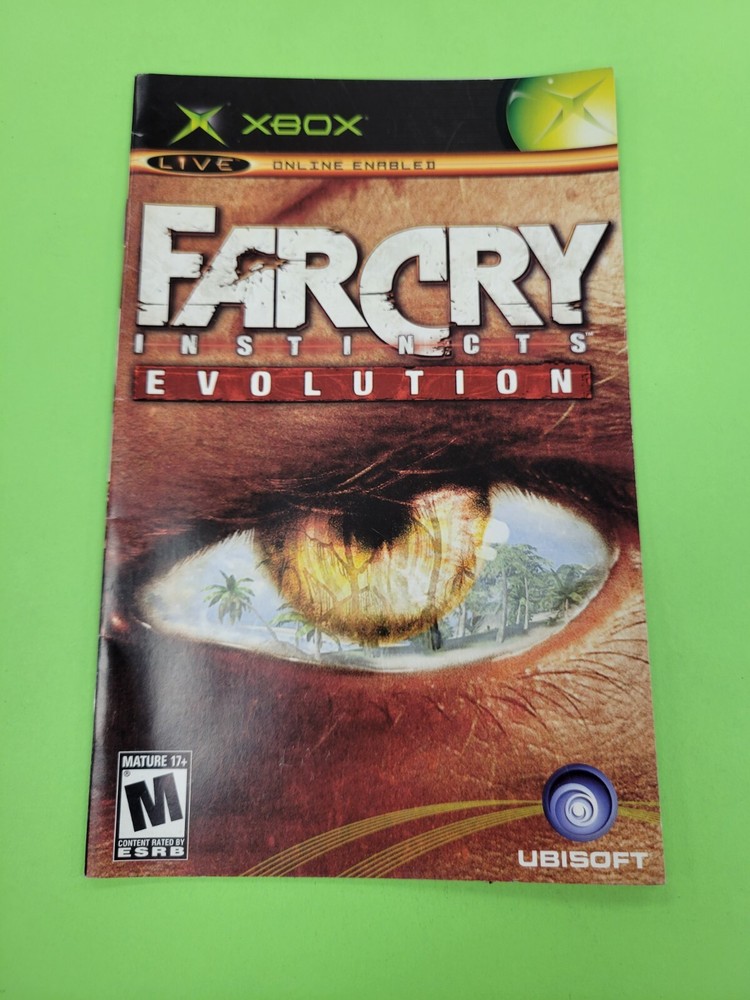 Farcry Instincts Evolution Far Cry XBOX Instruction Manual Only