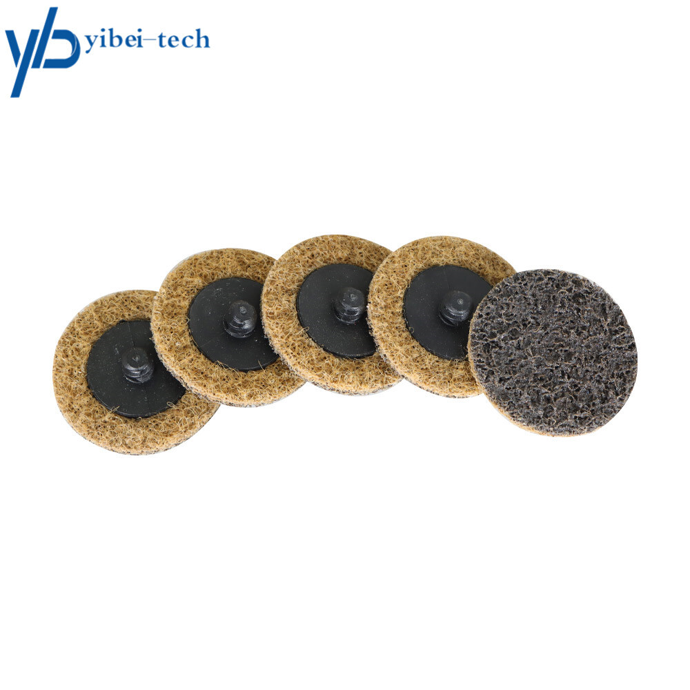50Pcs 2" Coarse Surface Conditioning Discs Roll Lock Die Grinder Sanding Pads