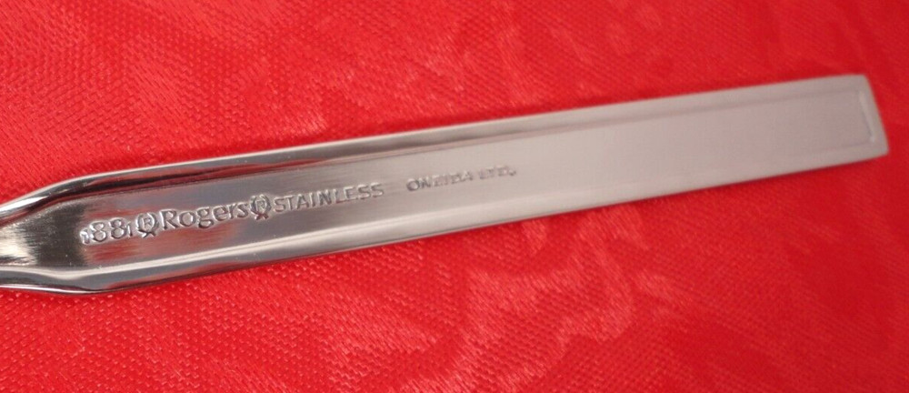 5 Pc MAJORCA Pattern Oneida Ltd 1881 Rogers Diamond Stainless Service for 1 E5D
