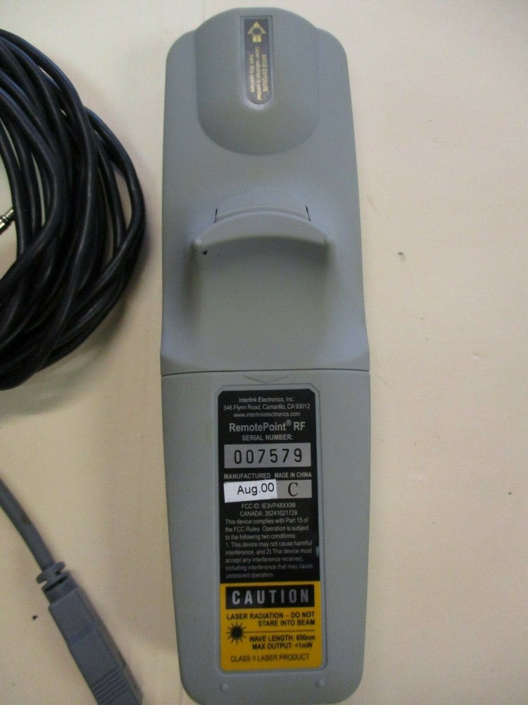Interlink Electronics VP4800 Interactive RF Remote