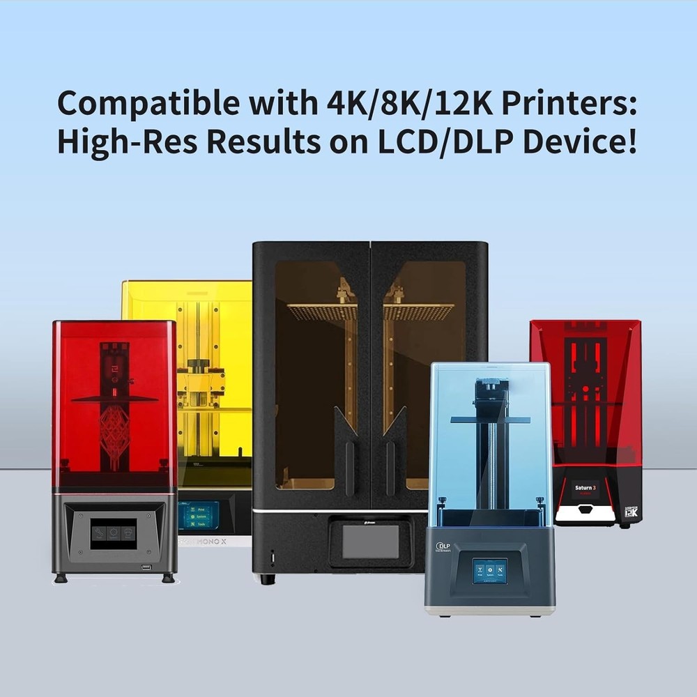 High Precision 3D Printer Resin, Low Shrinkage, Excellent Surface Finish, 2kg