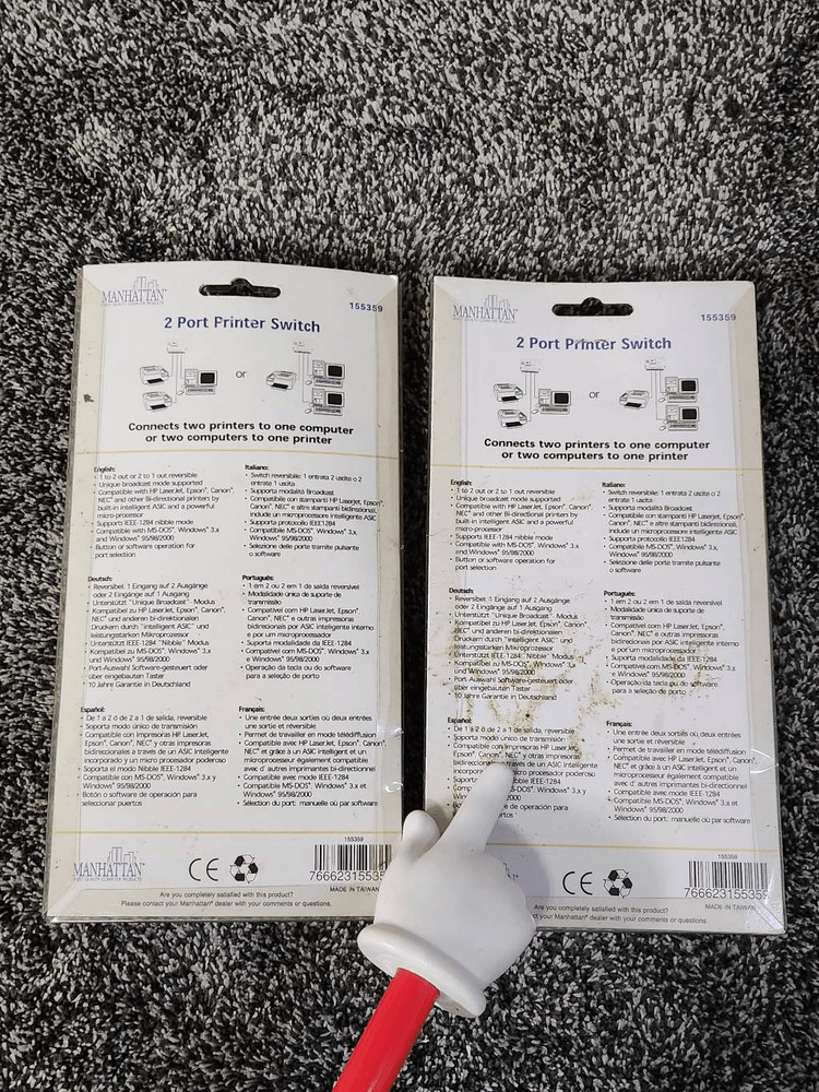 Vintage 2 Port Printer Switch #A76