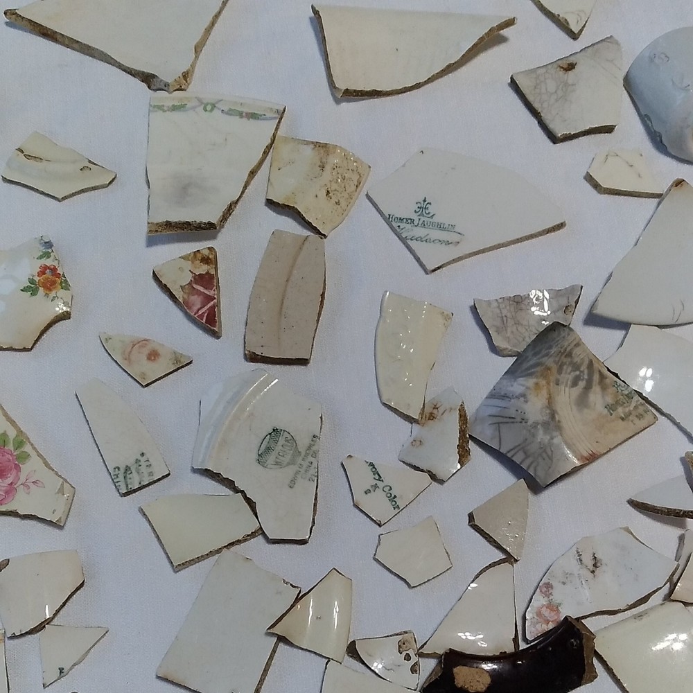 Old Broken Ceramic Plates/Dishes Mosaic Crafts Over 2 lbs