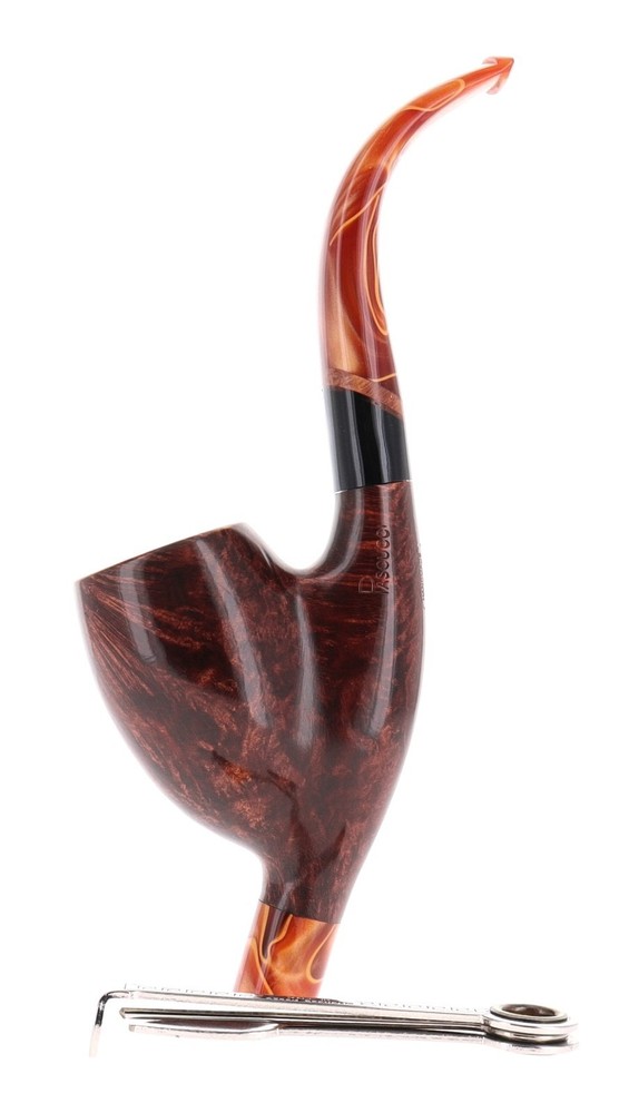 Pipe Pascucci PEZZO UNICO brown smooth shape stand up cavalier