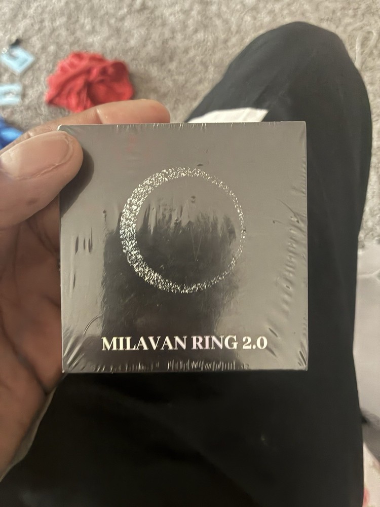 Milavan Ring 2.0 Fitness Activity Tracker Smart Ring Black iOS Android