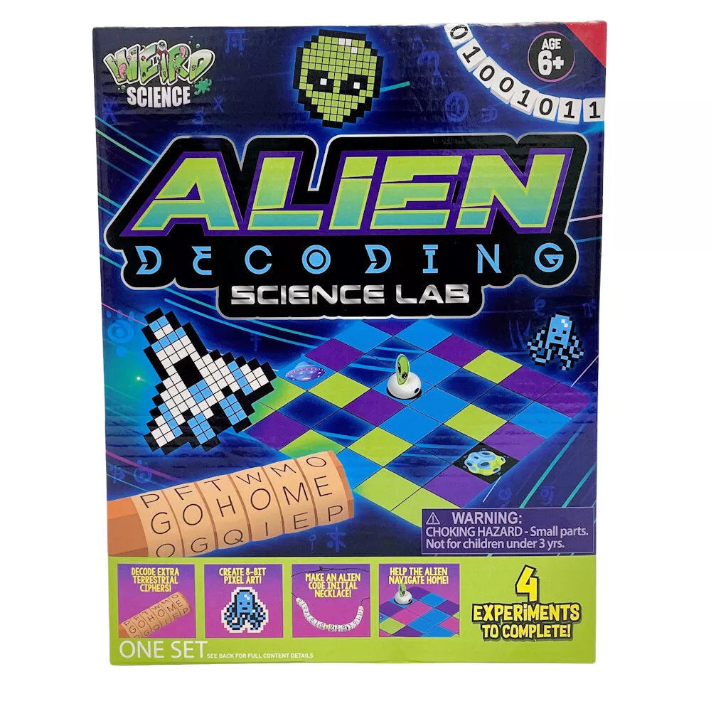 Weird Science Alien Decoding Science Lab, 4 Experiments To Complete!