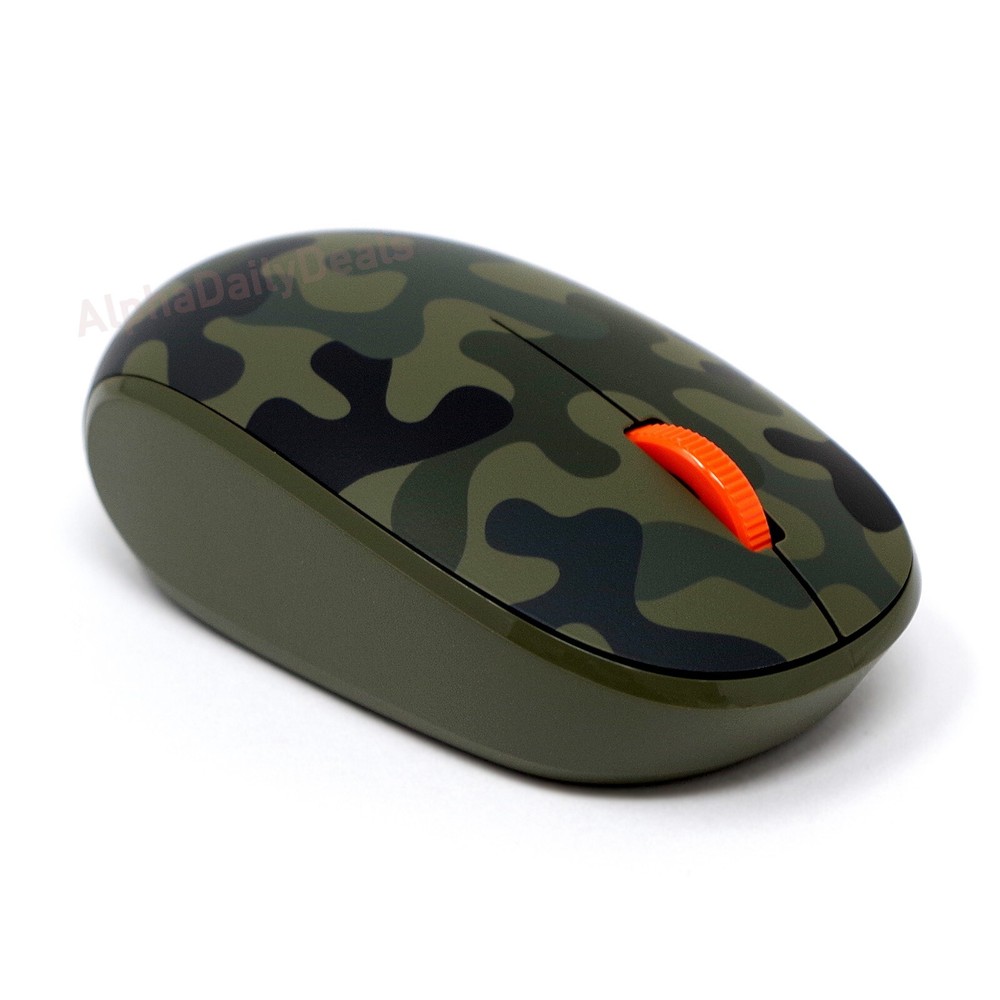 NEW Microsoft Wireless Bluetooth Optical Mouse Forest Camo Laptop PC Windows
