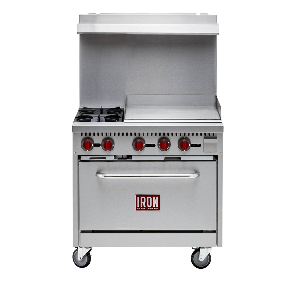 Iron Range IR-2B24G Gas 36" Restaurant Range