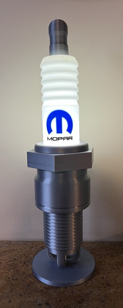 Mobar Branded Spark Plug Model Lamp
