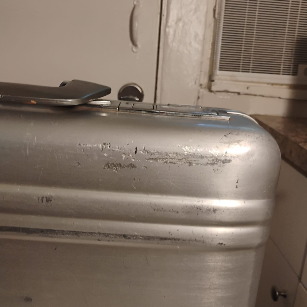 Vintage Zero Halliburton Aluminum Attache Briefcase