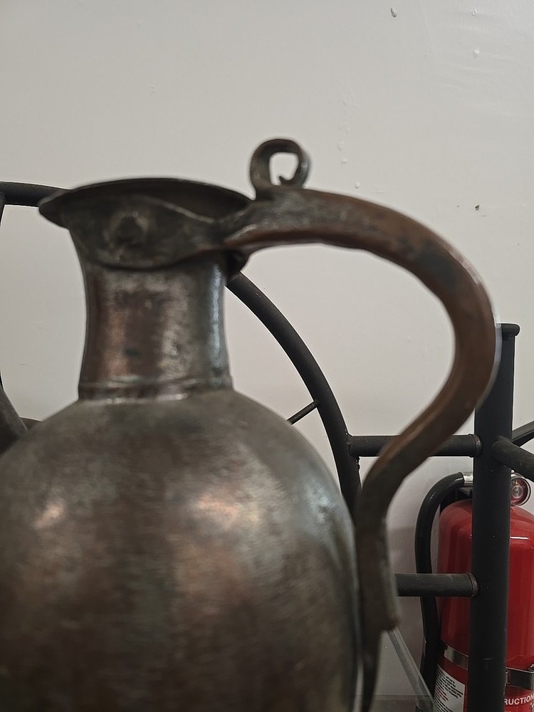 Antique 1800s Turkish Middle Eastern Copper Vessel