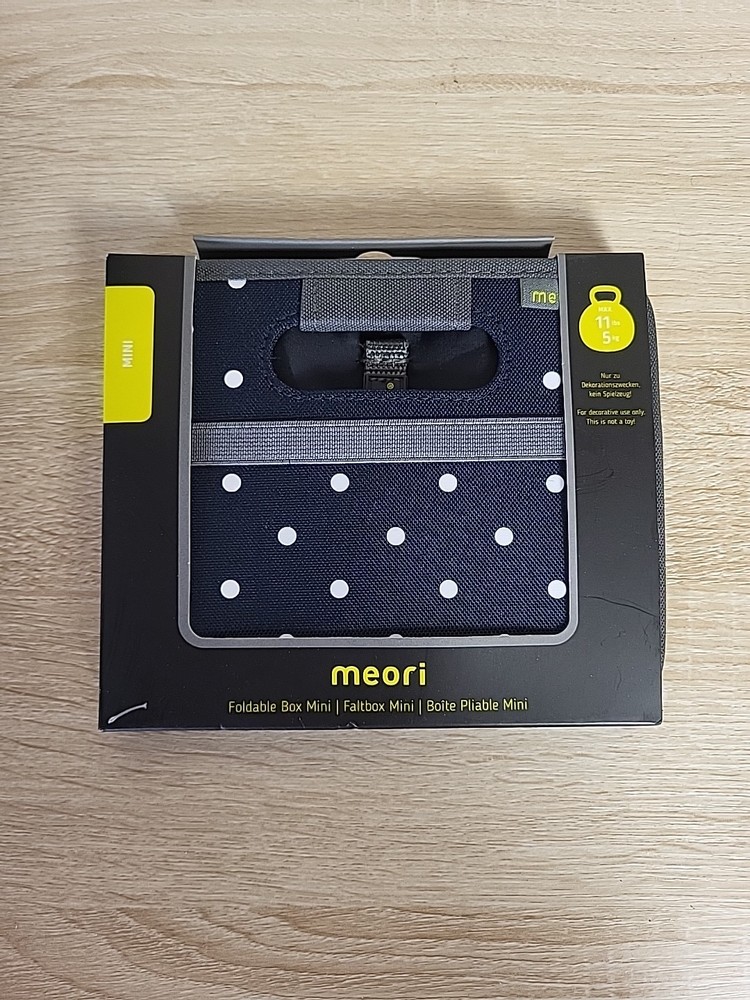 Mini Foldable Box Dots - Marine Blue Dots by Meori