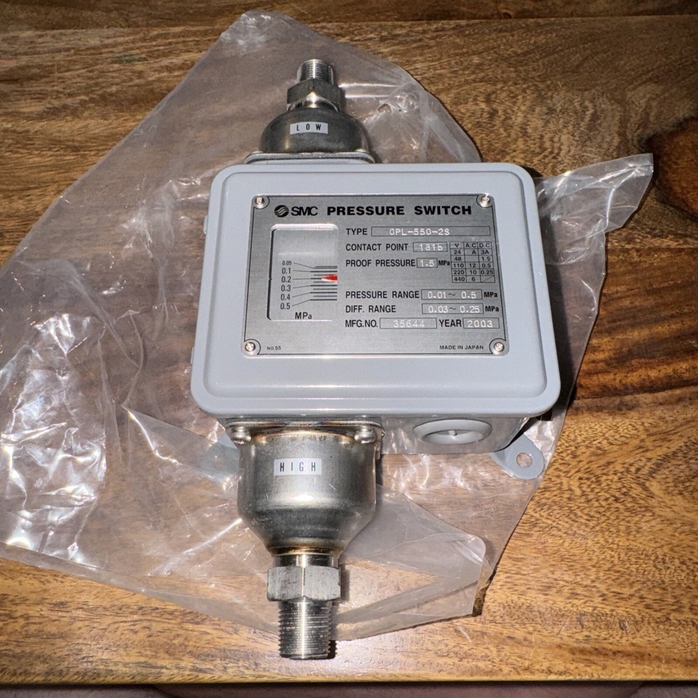 NEW SMC OPL-550-2S Pressure Switch