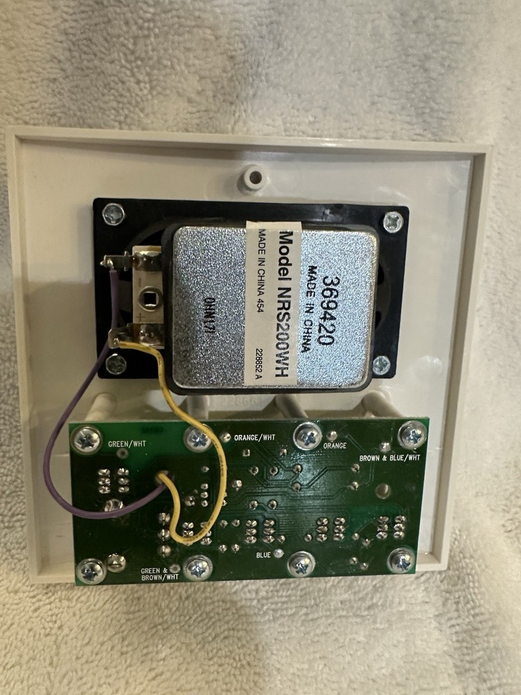 NuTone Indoor Remote Station NRS200WH White