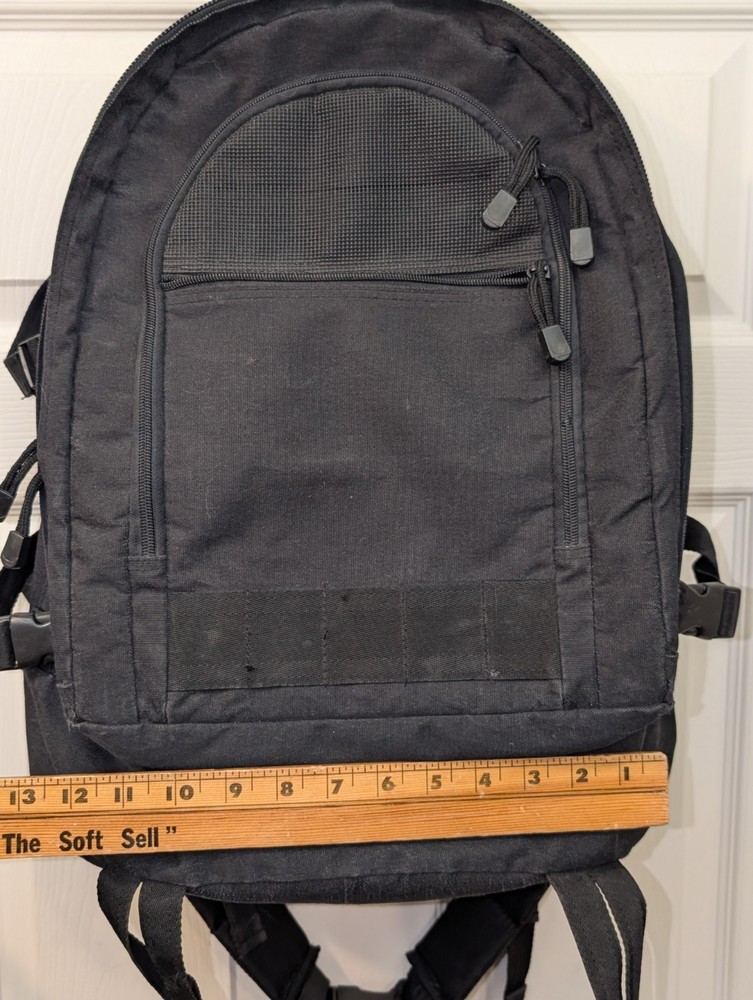 Piper Gear Large Bugout Bag Expanding Backpack Black