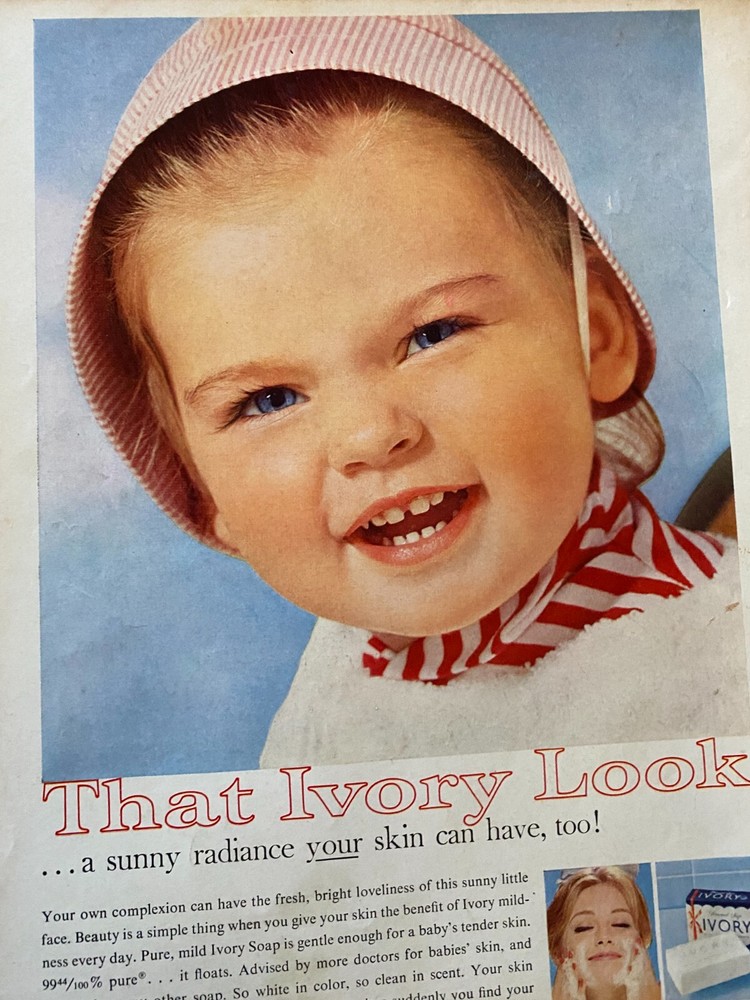 Ivory Soap, Full Page Vintage Print Ad