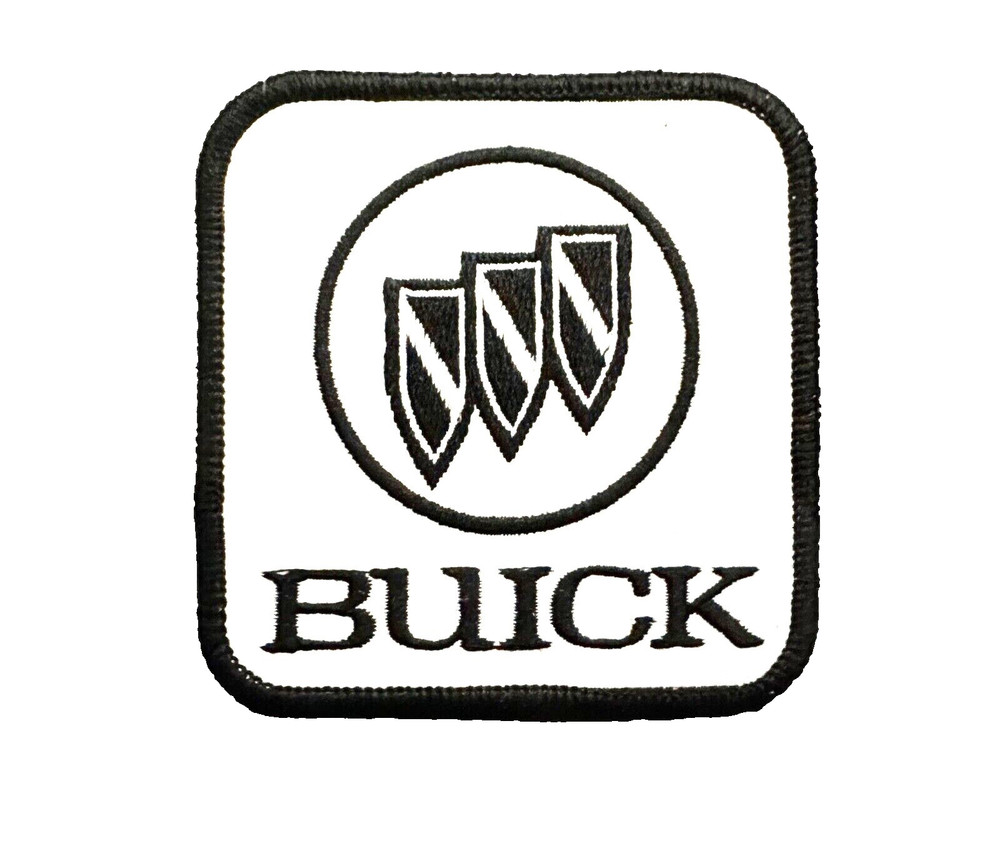 GORGEOUS VINTAGE STYLE BUICK EMBROIDERED IRON-ON PATCH...