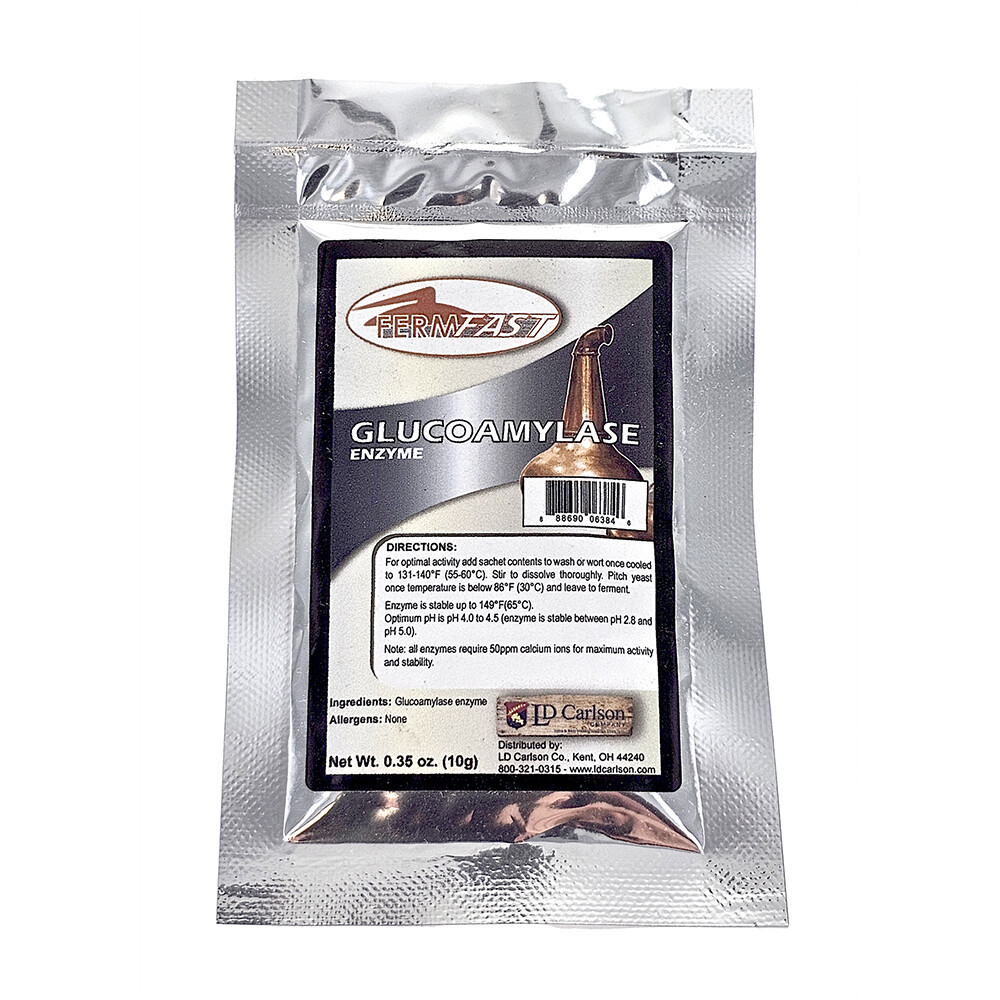 GLUCOAMYLASE ENZYME SINGLE DOSE PACK 10g PACKET DRY BETA AMYLASE ENZYME