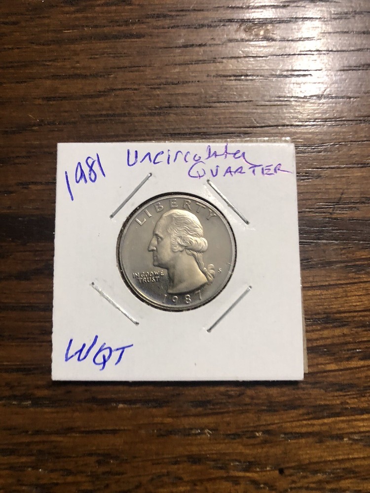 1987 Uncirculated Washington Quarter