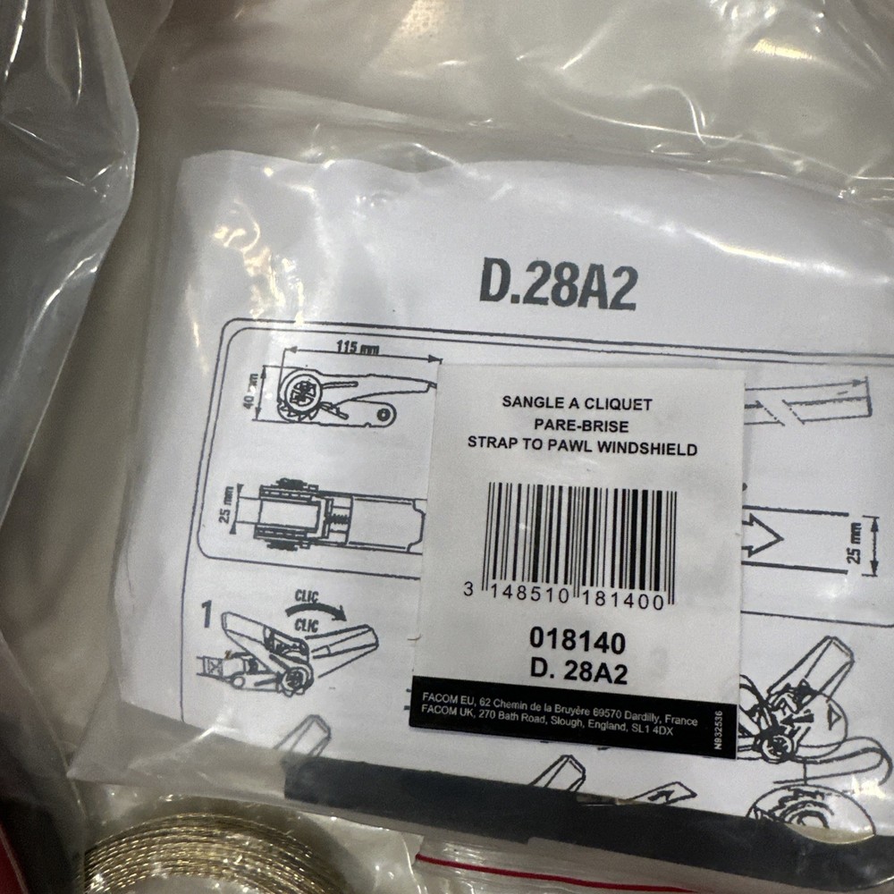 Facom D.28B Windshield Replacement Pro Tool Kit - New