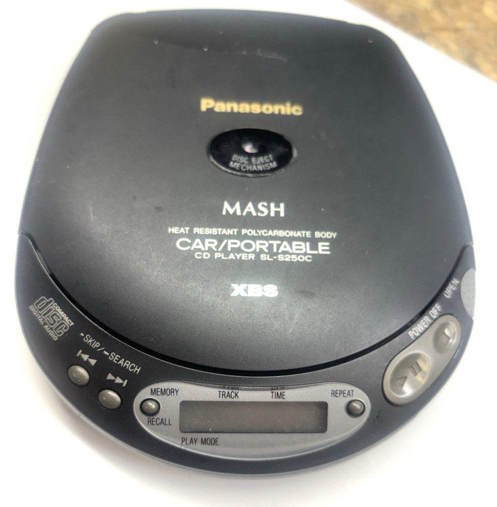 PANASONIC PORTAL CD PLAYER SL-S250C XBS MASH - PLEASE READ