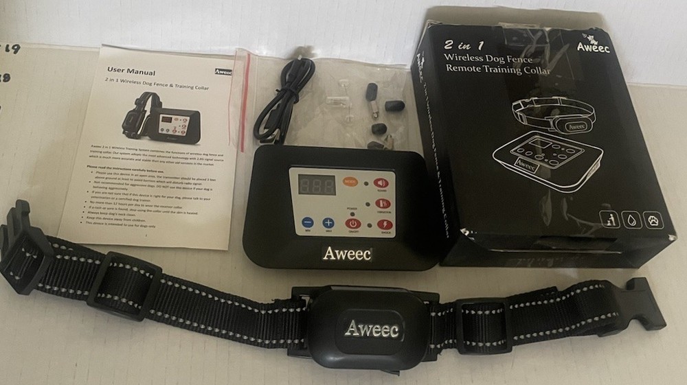 Wireless Dog Fence Remote Training Collar